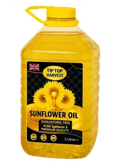 Tip Top Harvest Sunflower Oil bottle